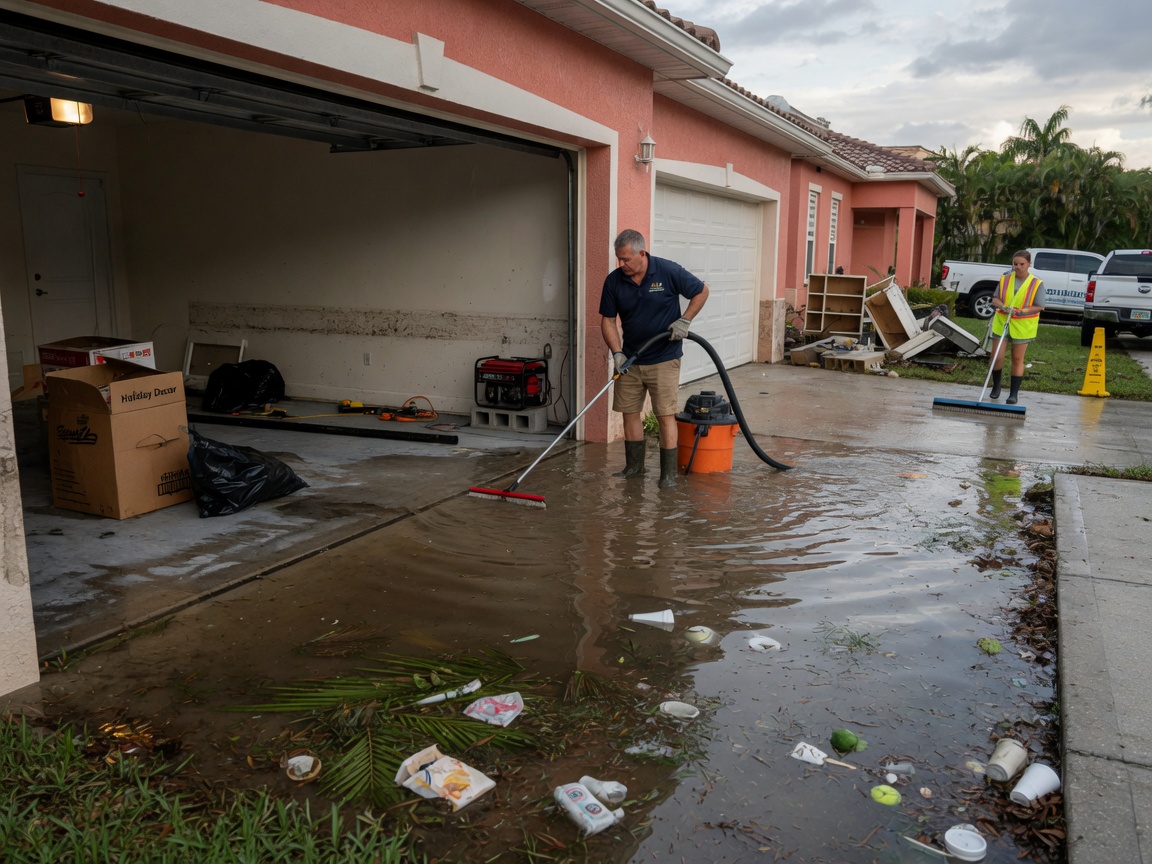 Handling Water in Garages and Driveways After Naples Flooding