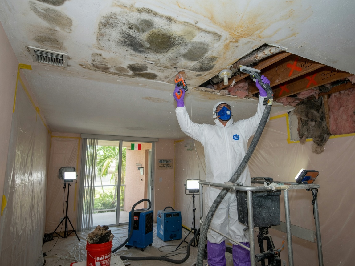 Ceiling Mold Removal in Naples, FL
