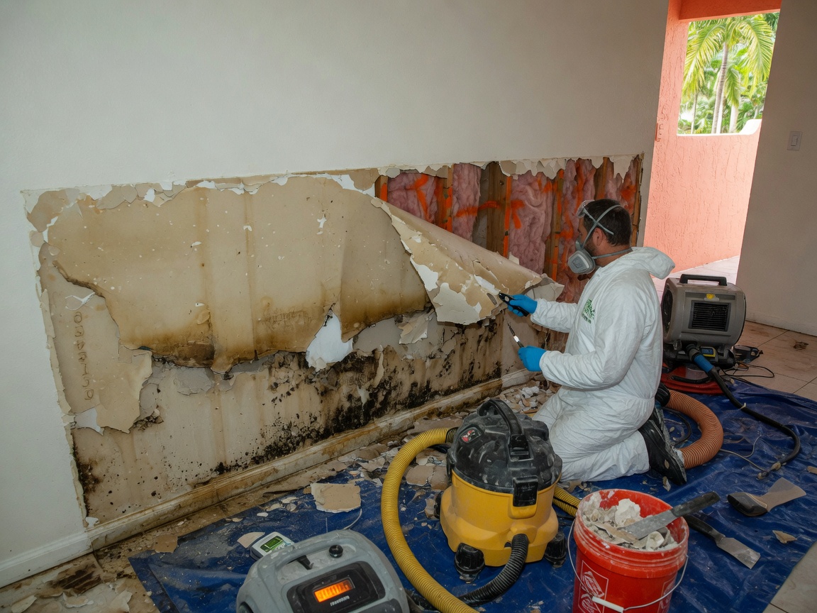 Water Damaged Drywall Restoration in Naples, FL